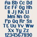 native bx embroidery font, CoastalHug Scalable 0.5-5in BX Font For