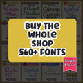 Native BX embroidery fonts', Bundle 522 Fonts, Editable 13mm–125mm