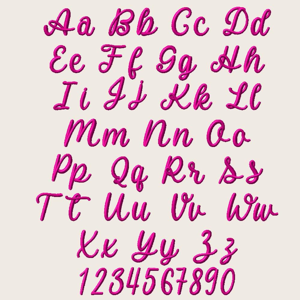 Native BX Embroidery Font Olive Twig, Elegant Vintage Alphabet Set