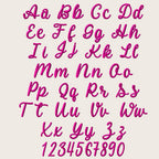 Native BX Embroidery Font Olive Twig, Elegant Vintage Alphabet Set