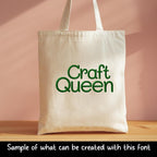 BX Embroidery Font, Coastal Hug BX 13-125mm Editable Object-Based!