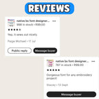 BX Embroidery Font, Ten Native Set, Embrilliance Editable, 13-125mm