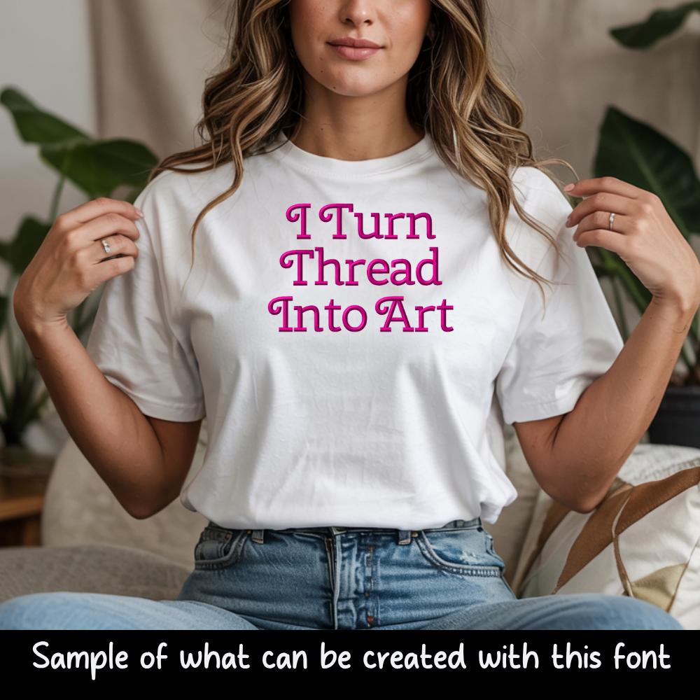 Embrilliance BX file' Coastal Hug BX Font, Native BX, 13-125mm XL