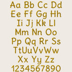 Native BX Embroidery Font Coastal Hug ObjectBased Editable 13-125mm