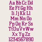 Native BX Font Coastal Hug, Embroidery BX Font, Editable, 13–125mm