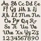 Native BX Embroidery Font, Coastal Hug Monogram, 13mm–125mm Resized