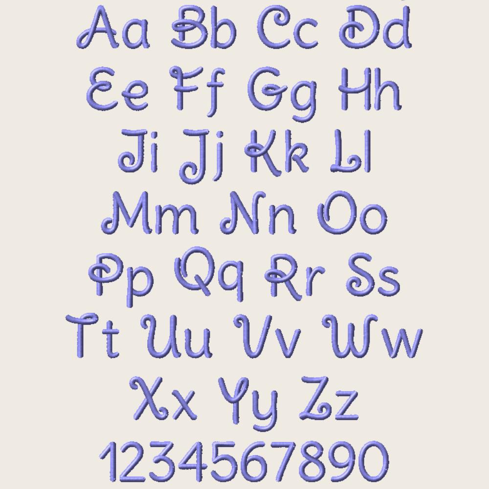 Native Bx Embroidery Font, Coastal Hug BX, Scalable 13mm–125mm Pro