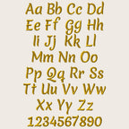 Native Bx Embroidery Font, Coastal Hug 13-125mm Resizable Editable