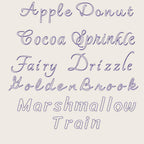 BX Embroidery Font', 10 Native BX Fonts, Vintage Floral Alphabet.