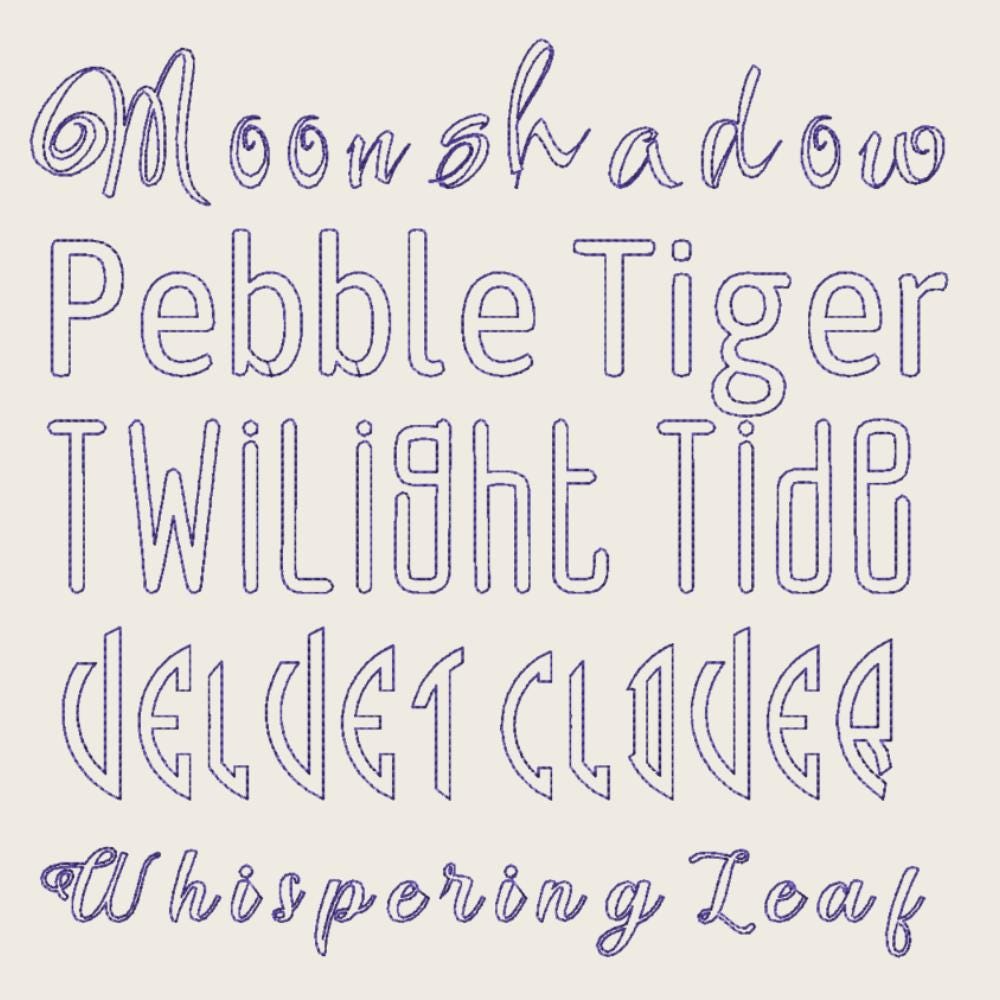bx embroidery font', BX Native Embrilliance Font Sets, 13-125mm