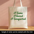 BX Embroidery Font Coastal Hug Script, 13-125mm Instant Download!!