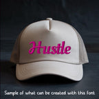BX Embroidery Font Coastal Hug X, Native Embrilliance Ready 13-125mm