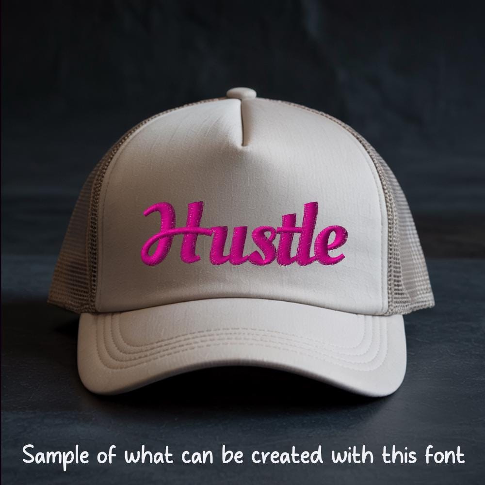 BX Embroidery Font Coastal Hug X, Native Embrilliance Ready 13-125mm
