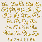 Machine Embroidery Font, BX Cursive Monogram Script, 11 Sizes PES