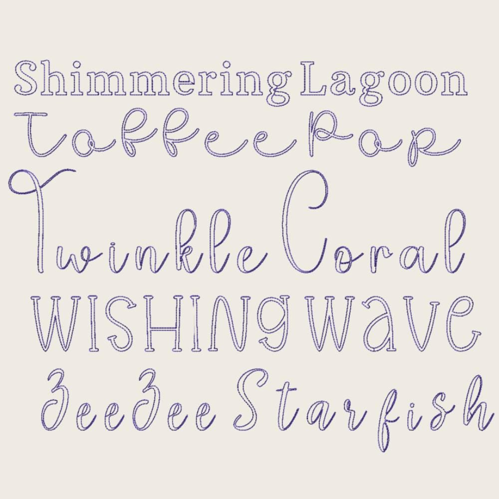 BX Embroidery Font, 10 Native BX Embrilliance Vintage Alphabet Set,