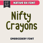 BX Embroidery Font, Tall Monogram Alphabet, Embrilliance 13-125