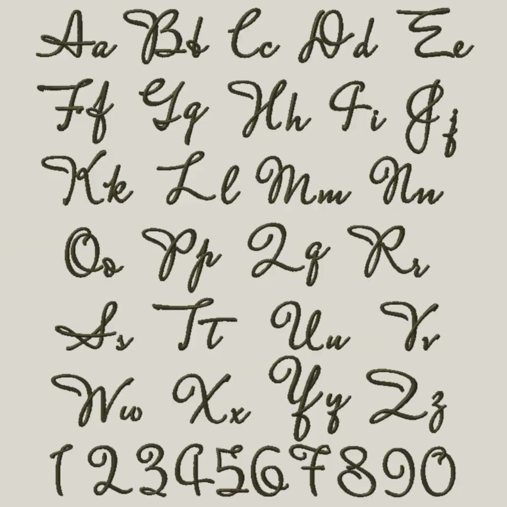 native bx embroidery font' Coastal Hug BX Font, Scalable 13mm-125mm