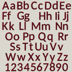 native BX font, Coastal Hug Embroidery, 13mm–125mm Scalable Edits
