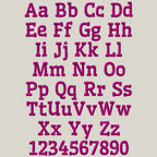 BX Embroidery Font, Coastal Hug Native BX Font, 13mm–125mm Resize