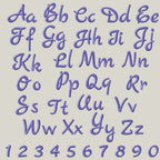 BX Embroidery Font, Coastal Hug Native BX, 0.5"–5" Letters Stitch
