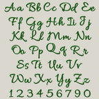 native bx font, Coastal Hug BX Embroidery, 13-125mm Object-Based.