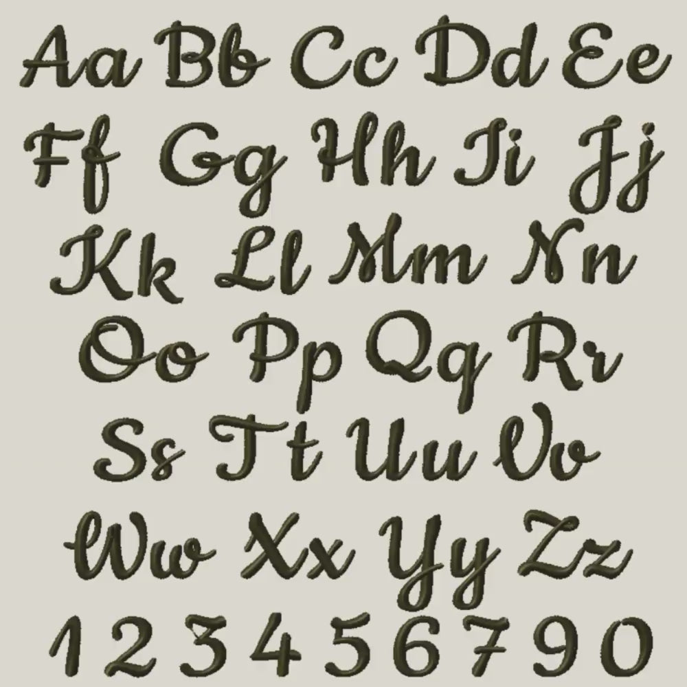 Native BX Embroidery Font, Coastal Hug, 13-125mm Editable BX