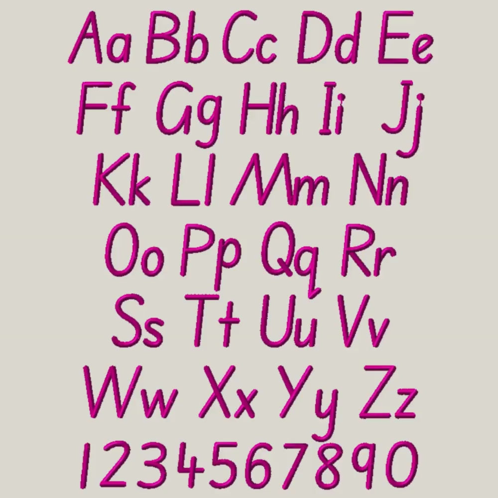 Native BX Font, Coastal Hug Embroidery Alphabet BX, 13-125mm Plus
