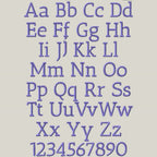 Native BX Embroidery Font, Coastal Hug BX, 13mm–125mm Scalable XL