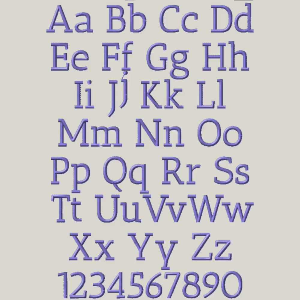 Native BX Embroidery Font, Coastal Hug BX, 13mm–125mm Scalable XL