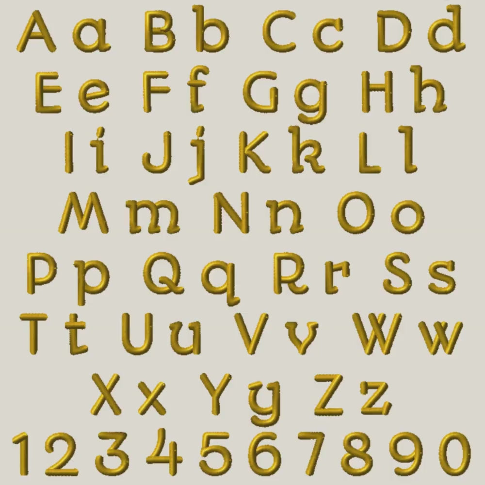 BX Embroidery Font', Coastal Hug Native BX Font, 13mm-125mm V1.0+