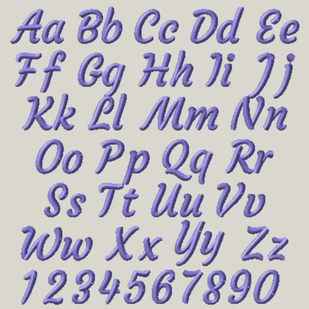Native BX Font, Coastal Hug Embroidery, 13-125mm Scalable Editable