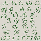 native BX embroidery font, Coastal Hug Resizable BX 13-125mm Edit!