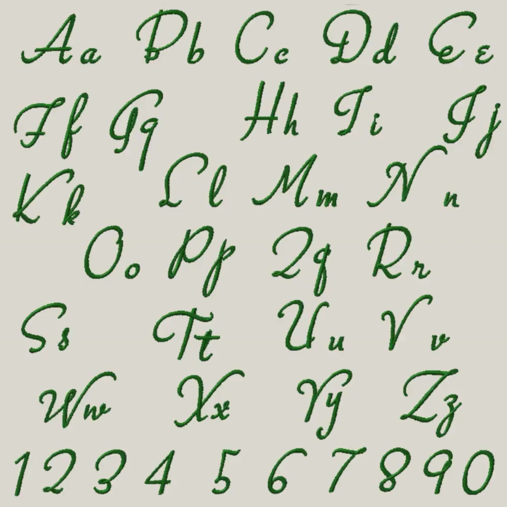 native BX embroidery font, Coastal Hug Resizable BX 13-125mm Edit!