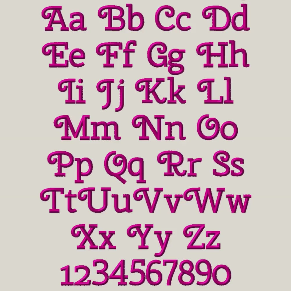 Embrilliance BX file' Coastal Hug BX Font, Native BX, 13-125mm XL