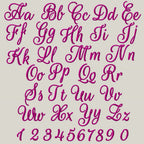 Native BX font' Coastal Hug Embroidery Font 13-125mm UppercaseXL