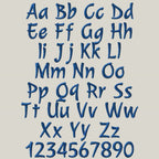 Native BX letters', Coastal Hug Embroidery Fonts, 13mm-125mm Pack