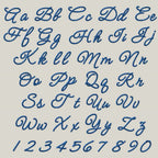 BX Embroidery Font, Coastal Hug Native, 13mm-125mm, Editable, Sew