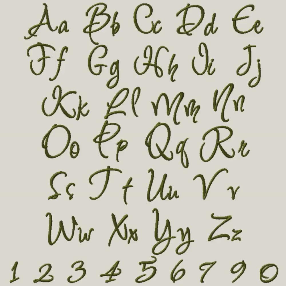Native Bx Font, Coastal Hug BX Embroidery, 0.5"–5" Scalable