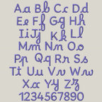 BX Embroidery Font, Coastal Hug Native BX, Scalable 13mm Editable