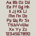 native bx font', Coastal Hug Embroidery BX Font, Resizable 0.5-5in