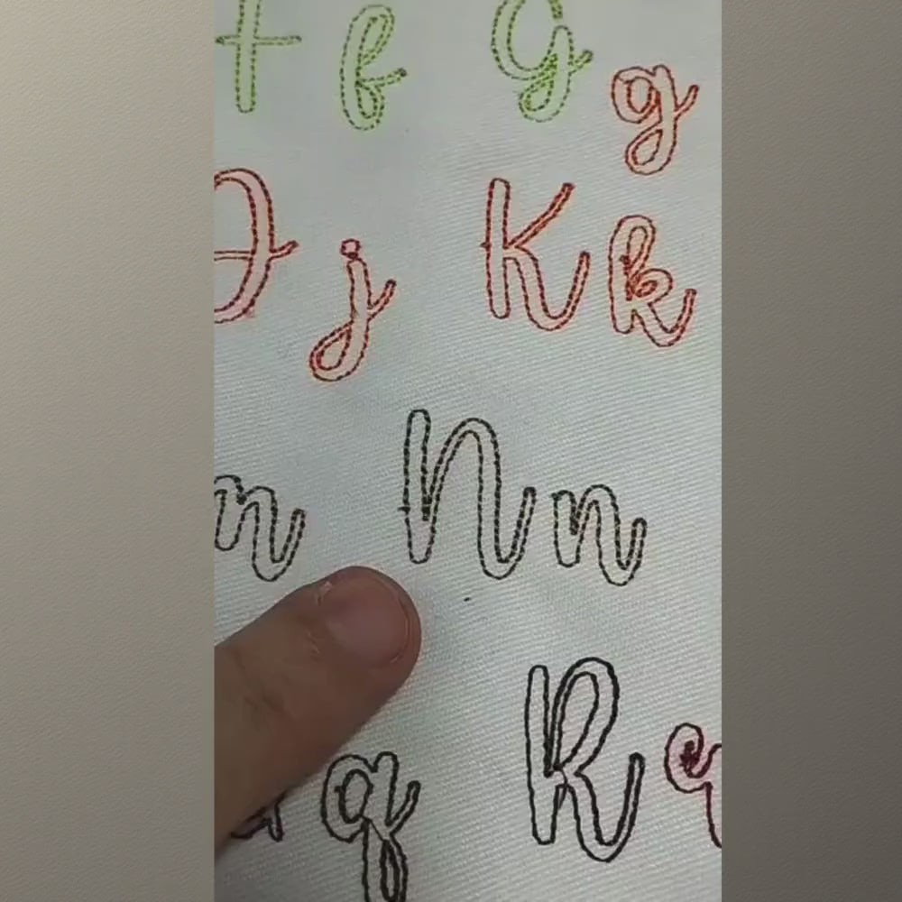 BX Embroidery Font, 10-Piece BX Native Set, Embrilliance 13-125mm