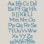 Native BX Embroidery Font, Coastal Hug BX In Embrilliance, 13-125mm