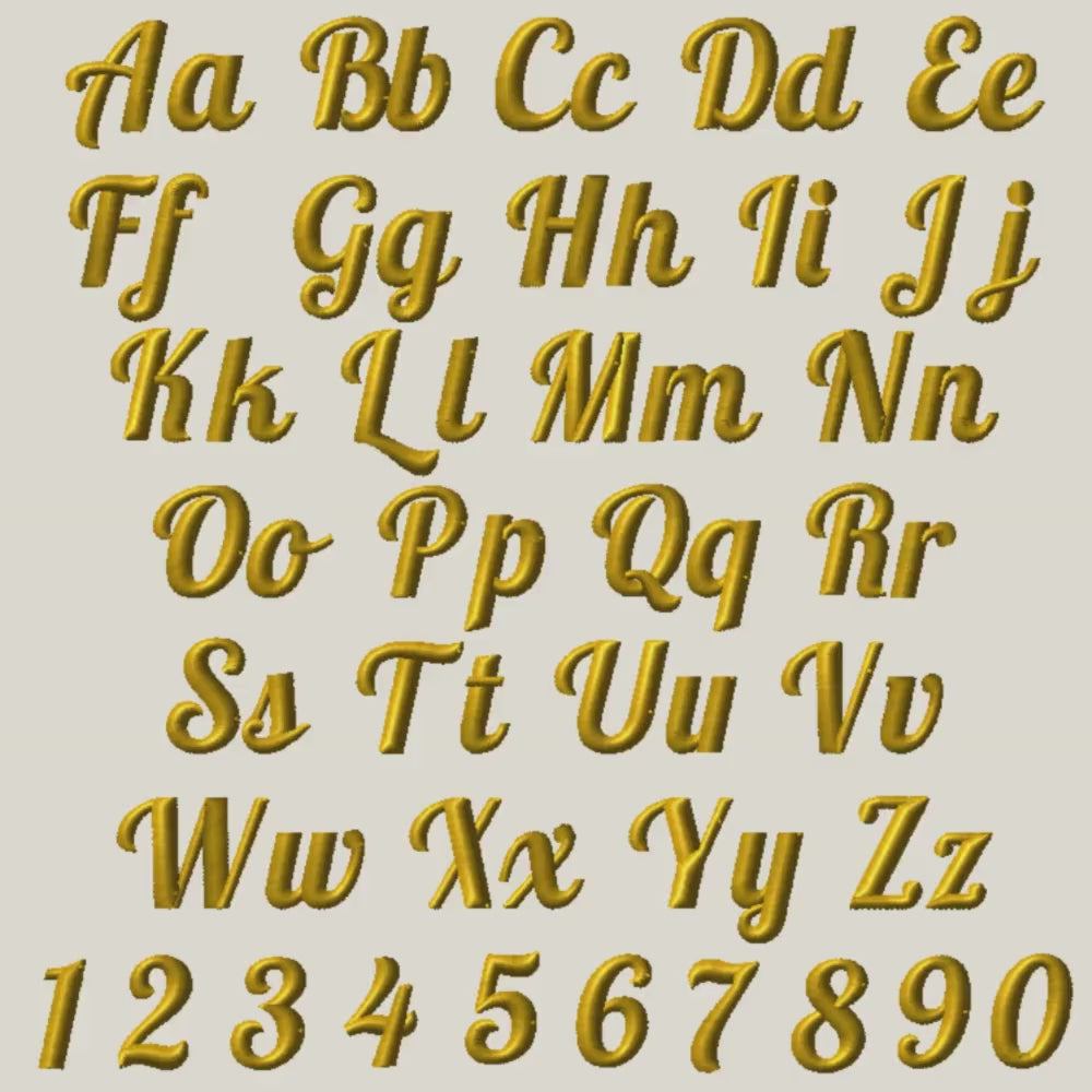 Native BX Font, Coastal Hug Embroidery Alphabet, Editable 13-125mm!