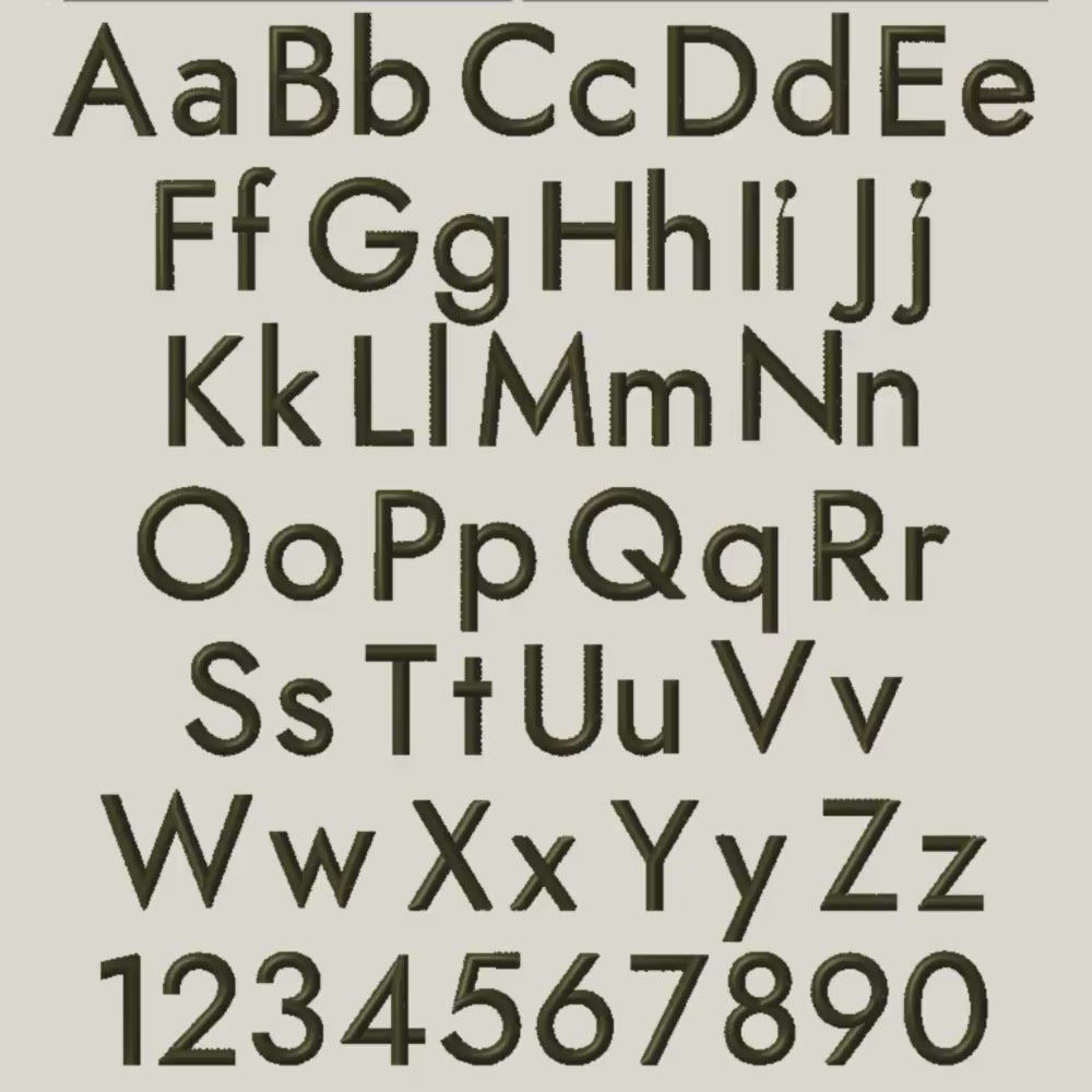 Native Bx Embroidery Font, Coastal Hug BX, Scalable 13-125mm Fonts