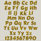 Native Bx Embroidery Font, Coastal Hug BX, 0.5"–5", Uppercase Nums