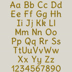 Native BX Embroidery Font Coastal Hug ObjectBased Editable 13-125mm