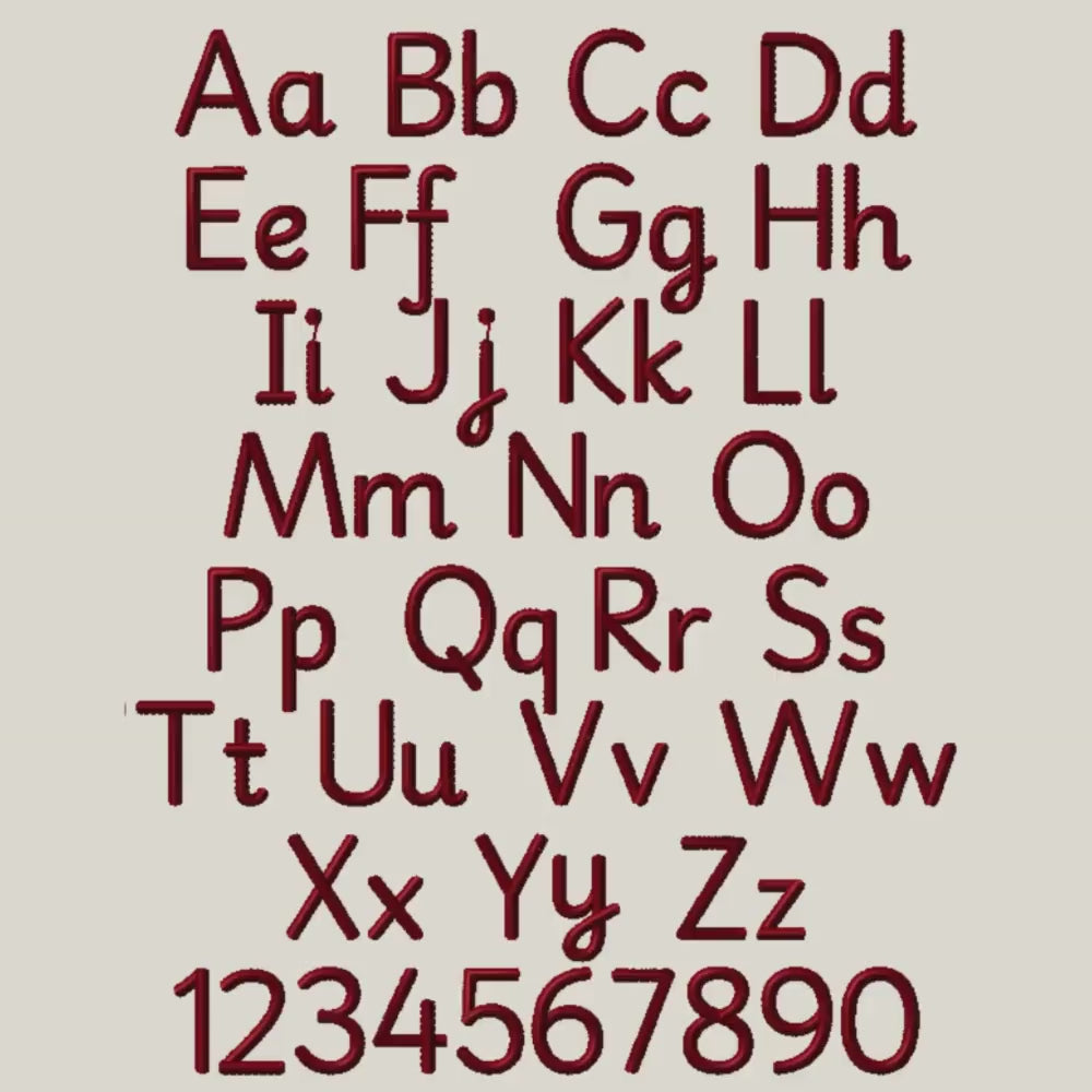 native bx embroidery font, Coastal Hug BX Monogram, 13-125mm Edits