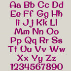 Native BX Embroidery Font, Coastal Hug 13mm–125mm, Embrilliance Obj