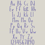 Native Bx Font, Coastal Hug Embroidery Font, 13mm-125mm, Editable!