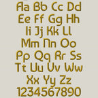 BX Embroidery Font, Coastal Hug BX Native, Scalable 13-125mm Edit